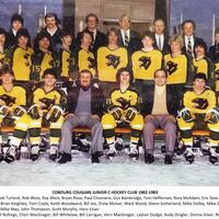 1982-83 Cobourg Cougars hockey team photo- Junior C