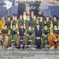 1985 Cobourg Cougars hockey team photo