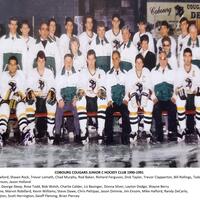 1991 Cobourg Cougars hockey team photo- Junior C