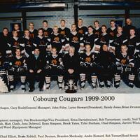 2000 Cobourg Cougars hockey team photo- Junior A