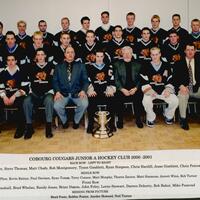 2001 Cobourg Cougars hockey team photo- Junior A