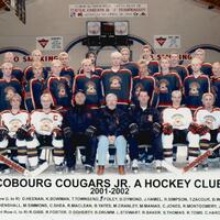 2002 Cobourg Cougars hockey team photo- Junior A