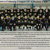 2010 Cobourg Cougars hockey team photo- Junior A
