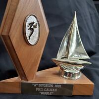 1981 Cobourg Yacht Club trophy won by Phil Calnan