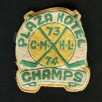 1973-74 Cobourg Men's Mercantile hockey crest