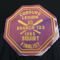 1985 Cobourg Legion Softball Squirt final crest