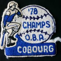 1978 Cobourg Baseball OBA Champs crest