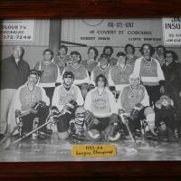 1984 Lakers League Hockey Team Champions photo