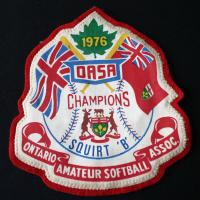 1976 Cobourg Legion Softball Ont Squirt crest
