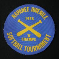 1975 Cobourg Legion Softball Napanee crest
