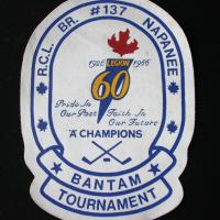 1986 CCHL crest Napanee Legion Bantam Tournament