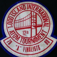 1980 CCHL crest 1000 Islands Atom Finalists