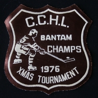 1976 CCHL crest Bantam Xmas Tournament