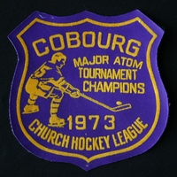 1973 CCHL crest Major Atoms Tournament Champs