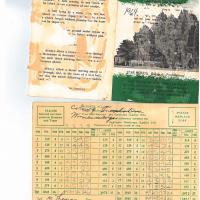 1964 Cobourg Golf Club score card