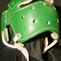 1965 Cobourg Cougars hockey helmet Doug Campbell