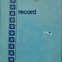 1975-76 Layton Dodge scorebook#10 hockey leagues