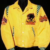 1965 Cobourg Cougars nylon jacket of Eric Buttar