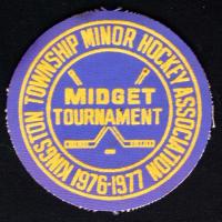 1976-77 CCHL Midget crest Kingston Township tourney