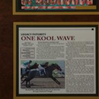 2010 Don Ito plaque tributes horse One Kool Wave