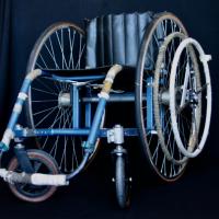 Wheelchair used by Frank Mazza over his racing career