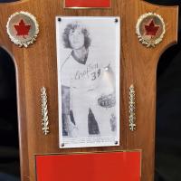 Marty Kernaghan plaque with 6 medallions