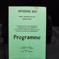 1960 Cobourg Juniors 2 game fundraiser program