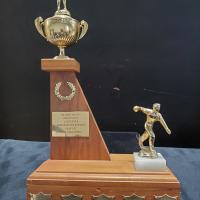 1965-1981 Cobourg Legion Mixed Bowling trophy