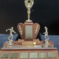 1961-1988 Cobourg Legion Mixed Bowling trophy