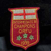 1939 Cobourg Galloping Ghosts champions crest