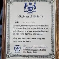 Ken Petrie certificate Ontario