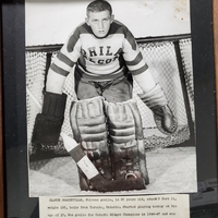 1952 Clarke Sommerville photo when EHL goalie