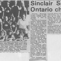 1972 M Mathews & Sinclair Mustangs win ON Championship