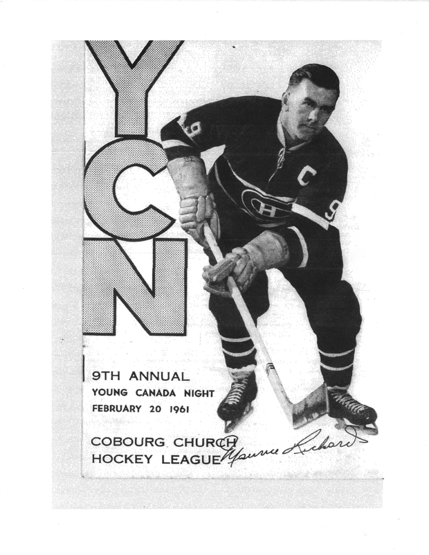 1961 CCHL Young Canada Night program