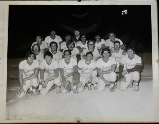 1974 Cobourg Merchants fast pitch team photo