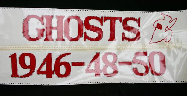 1987 Galloping Ghosts 10' reunion banner