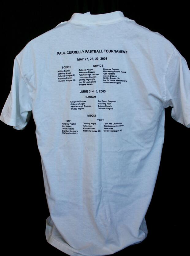 2005 Paul Currelly Fastball Tournament- T-shirt