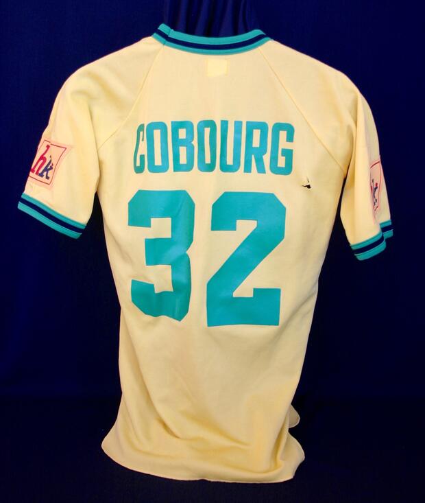 Cobourg Angels jersey worn by Patsy Currelly