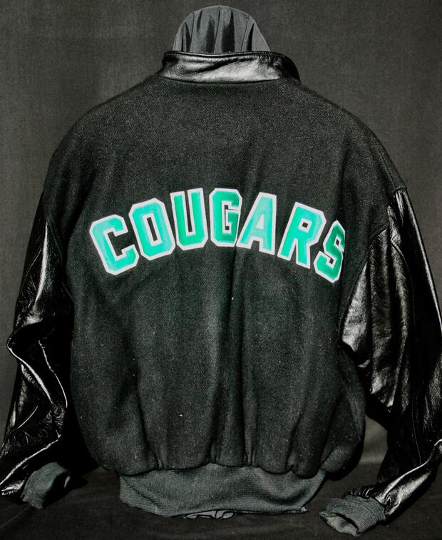 1994 Cobourg Cougars jacket of Layton Dodge
