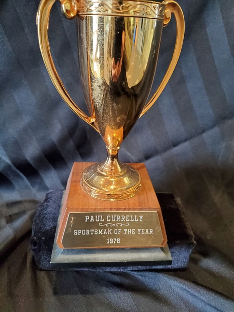 1976 Paul Currelly trophy Sportsman of Year