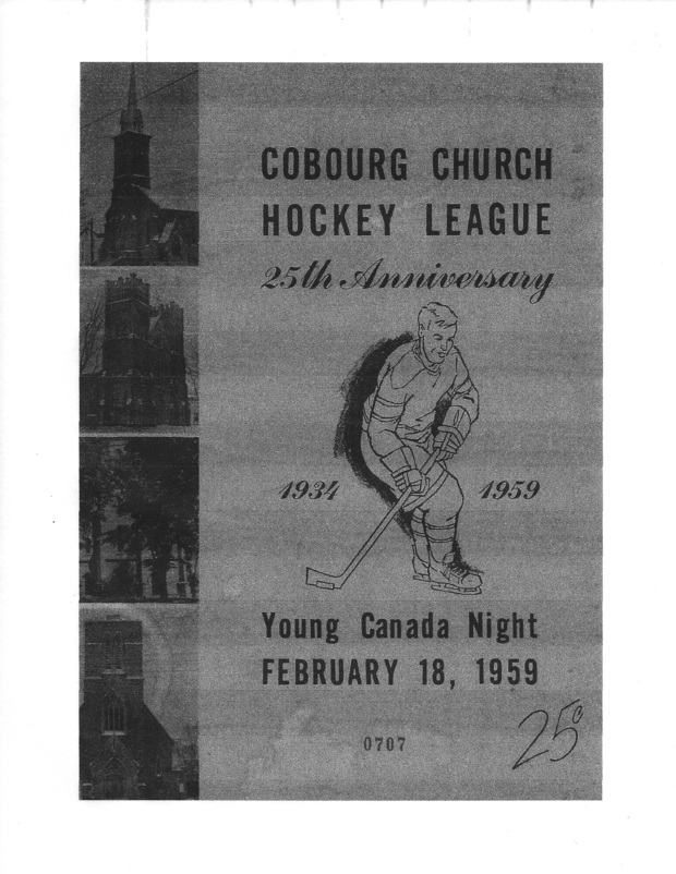 1959 CCHL Young Canada Night program