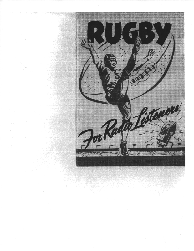 1950 Galloping Ghosts rugby football booklet
