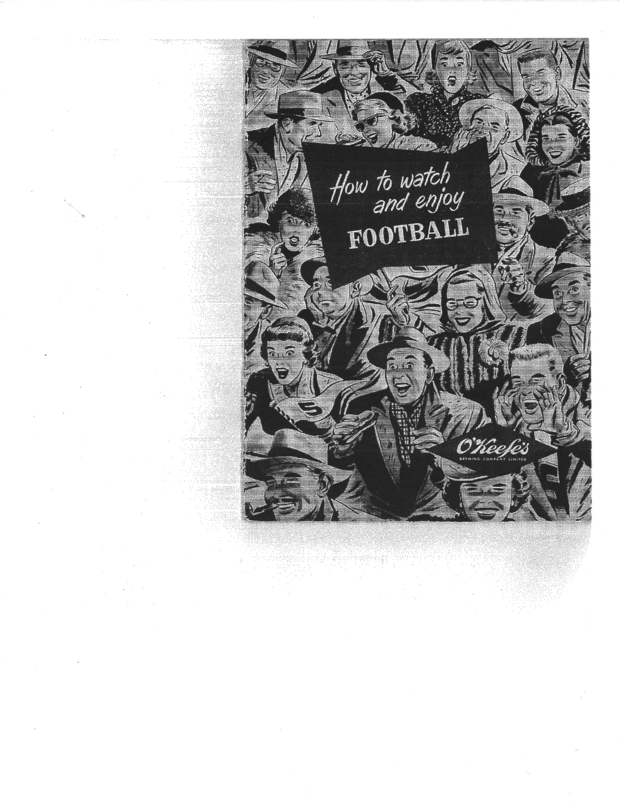 1951 Galloping Ghosts football booklet