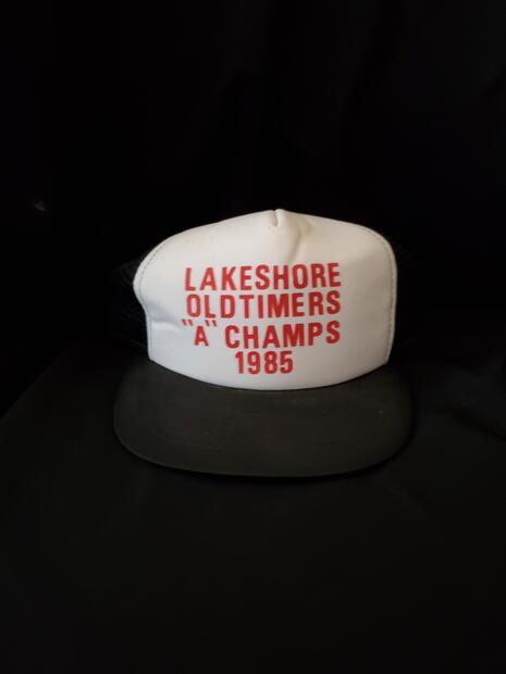 1985 Lakeshore Oldtimers A Champs cap