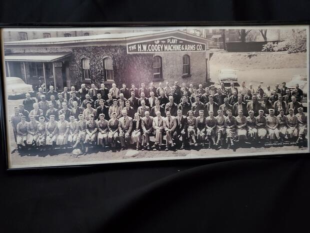 1954 H W Cooey Machine & Arms Co photo of employees