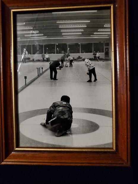 1970s curlers at Dalewood Curling Club photo