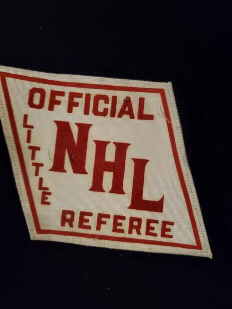 Neil Cane rectangular crest 'Official Little NHL Referee'