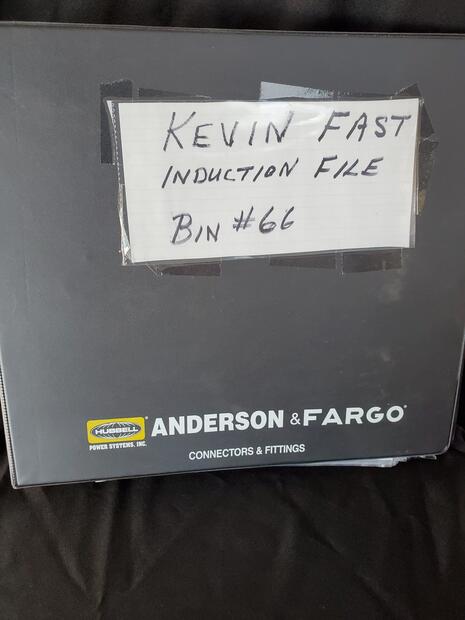 2020 Kevin Fast Induction Submission binder
