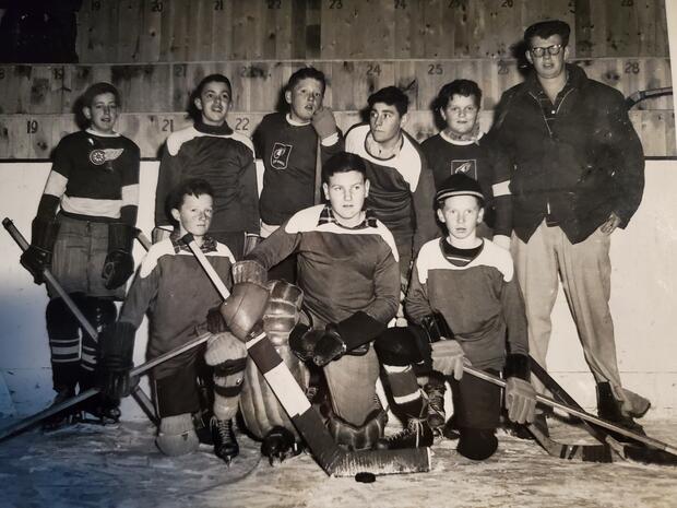 1954 CCHL photo St Peter's House League hockey team