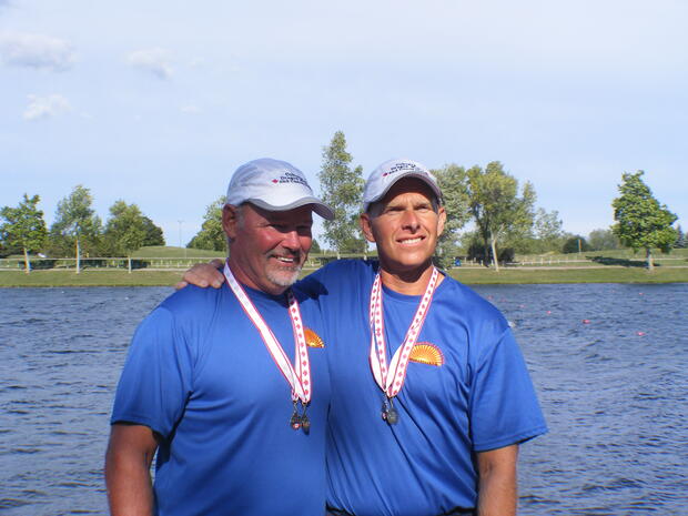 2011 nationals masters silver K2 - Jeremy Fowlie, Norm Clapp